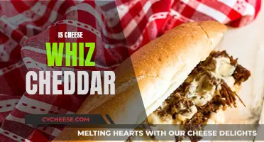 Cheese Whiz: Cheddar's Creamy Cousin?
