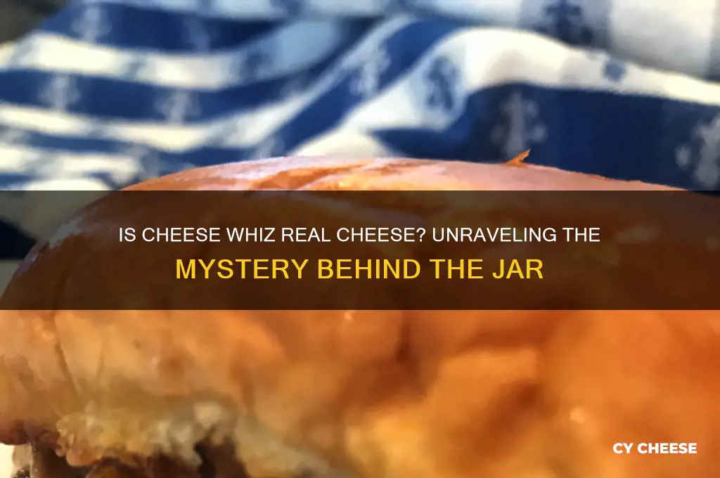 is cheese whiz cheese
