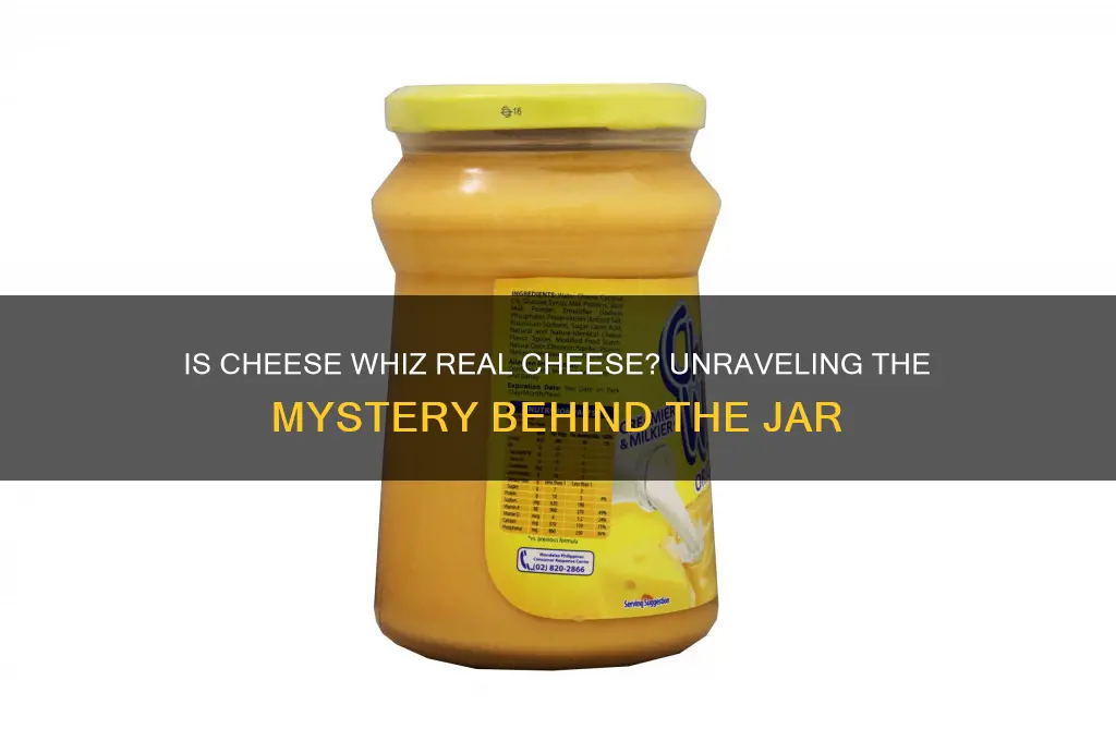 is cheese wiz real cheese