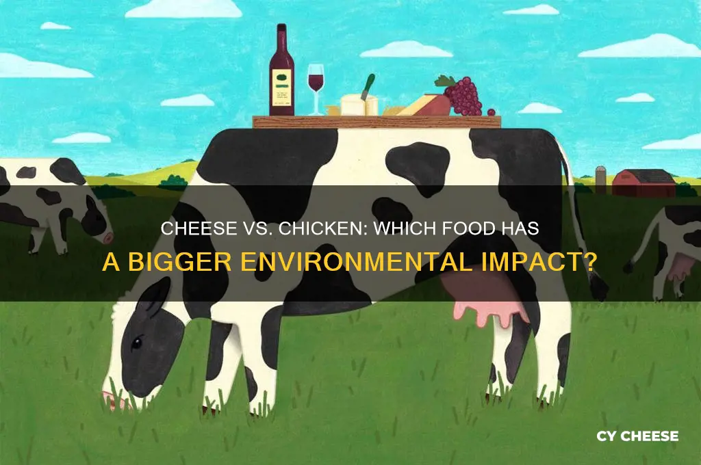 is cheese worse for the environment than chicken