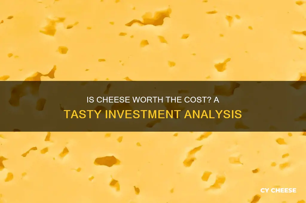 is cheese worth the money