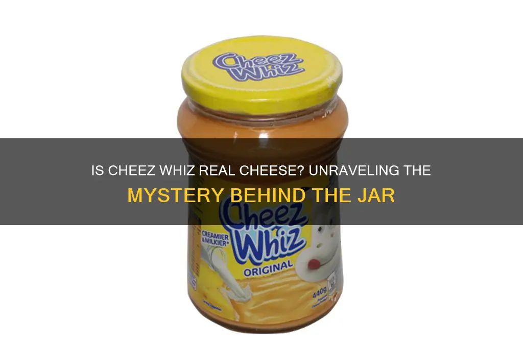 is cheez whiz real cheese