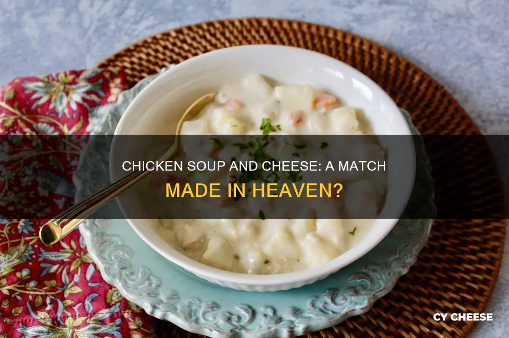 is chicken soup good with cheese