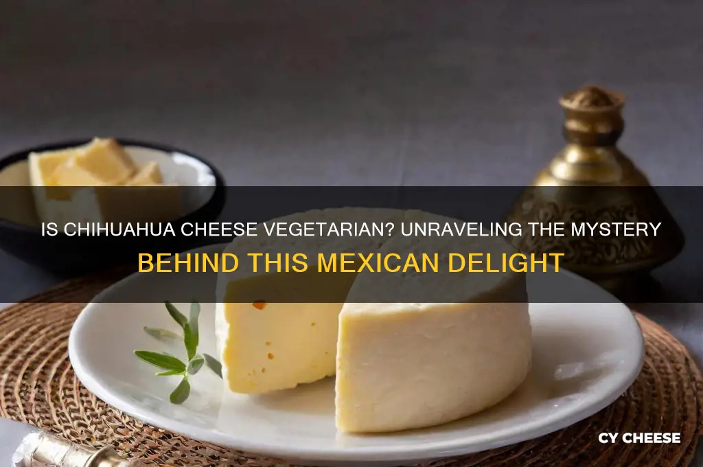 is chihuahua cheese vegetarian