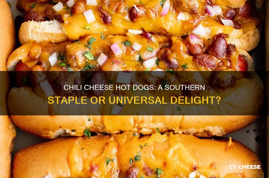 is chili cheese hot dogs a southern thing