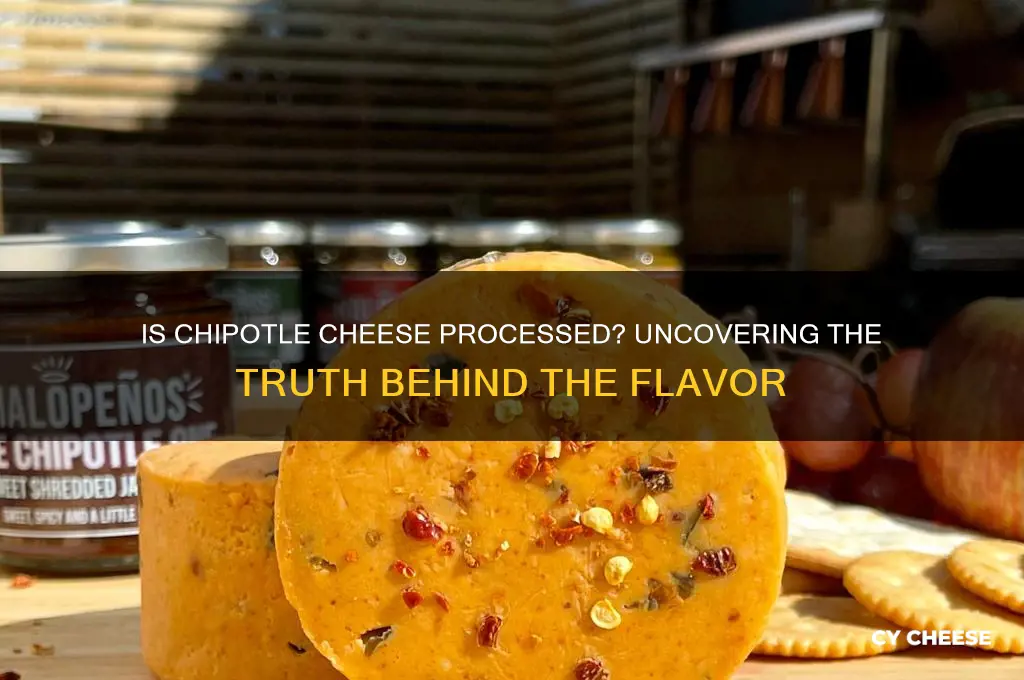 is chipotle cheese processed