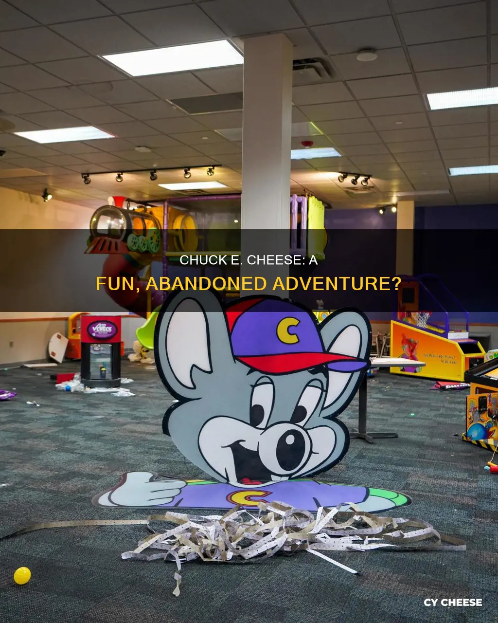 is chuck e cheese abandoned