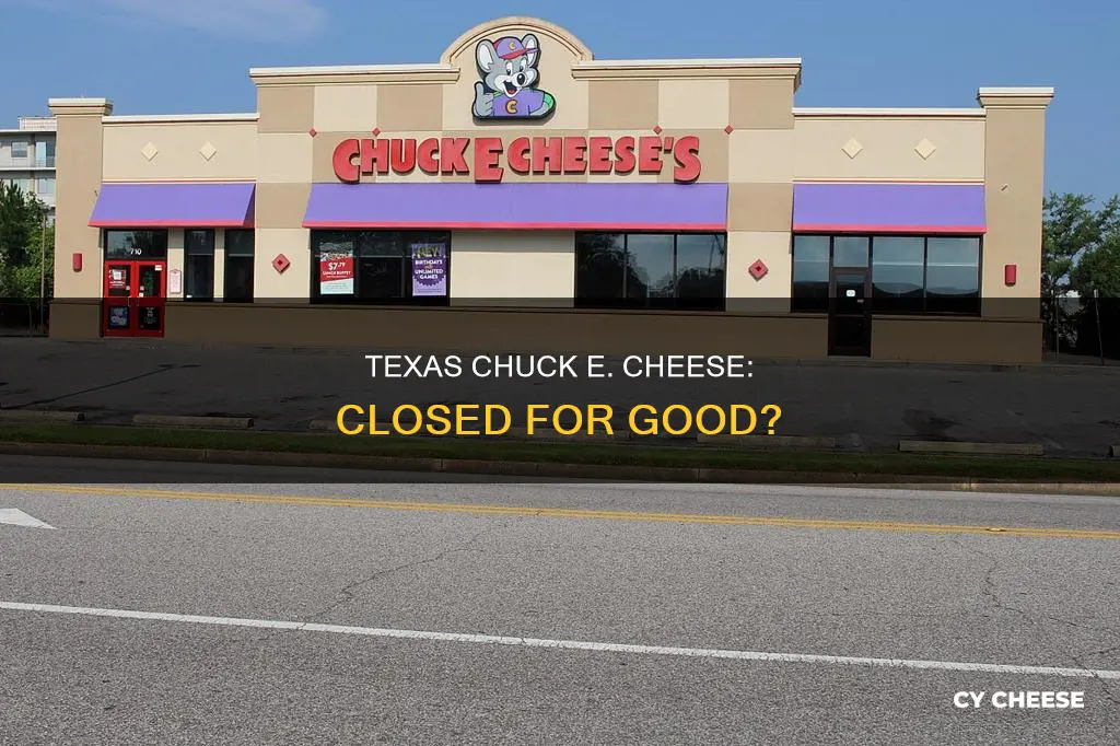 is chuck e cheese closing in texas