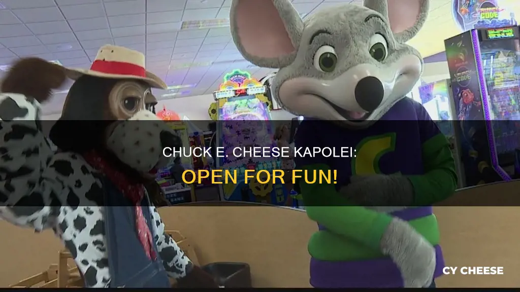 is chuck e cheese kapolei open