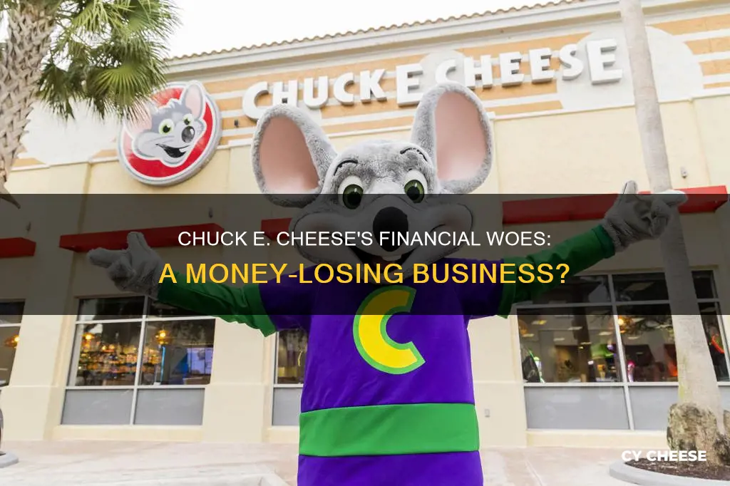 is chuck e cheese losing money