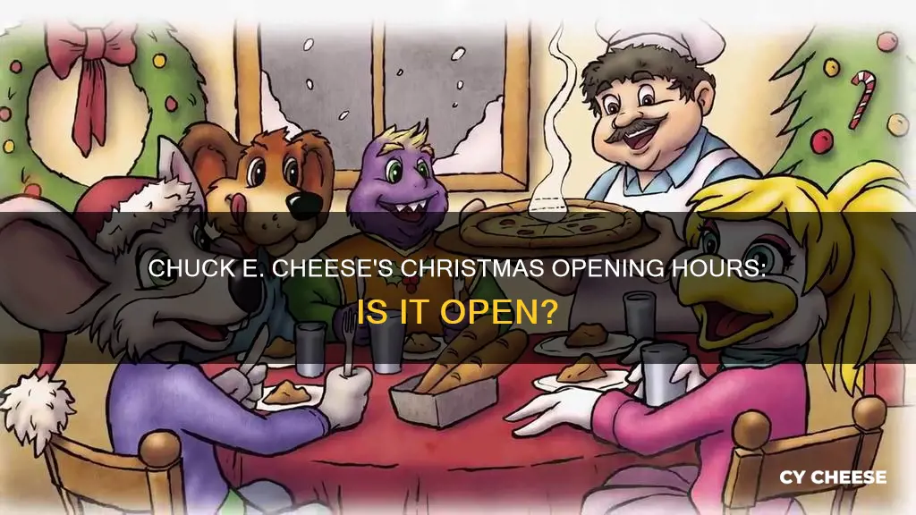 is chuck e cheese open christmas day