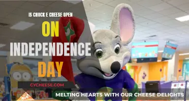 Chuck E. Cheese's Independence Day Opening Hours