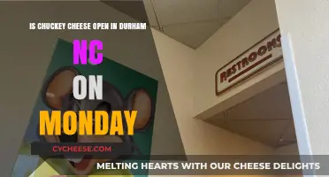 Is Chuck E. Cheese Open in Durham, NC on Mondays?