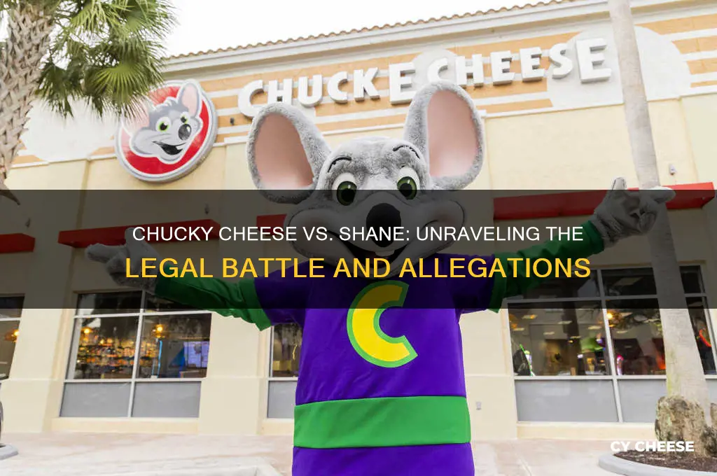 is chucky cheese suing shane