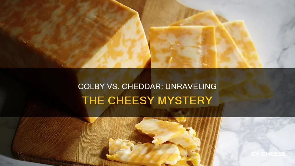 is colby a cheddar cheese