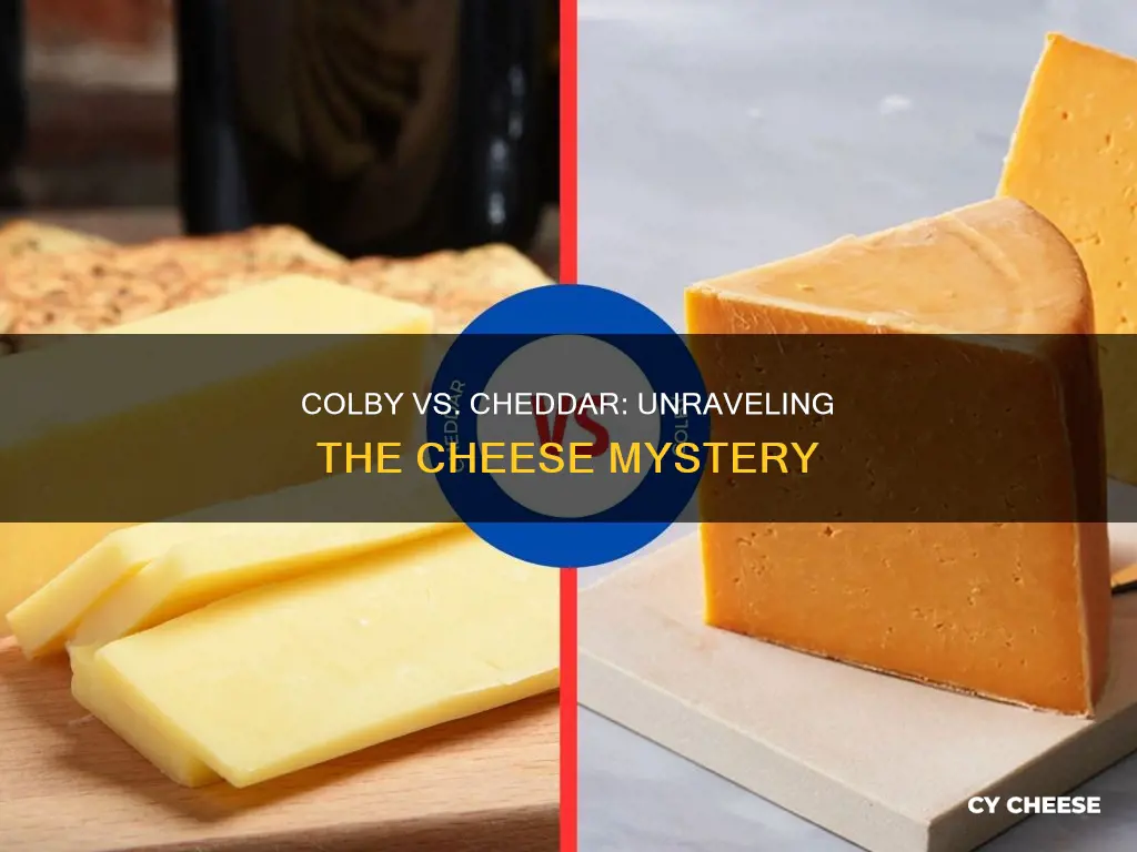 is colby cheese cheddar