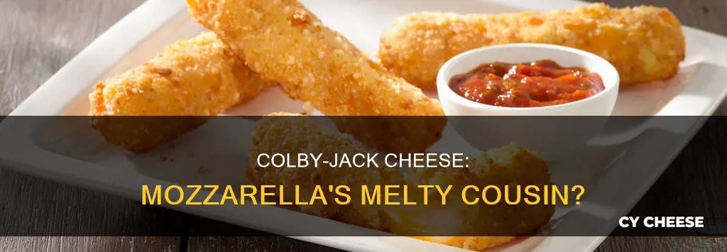is colby jack cheese made out of mozzarella cheese