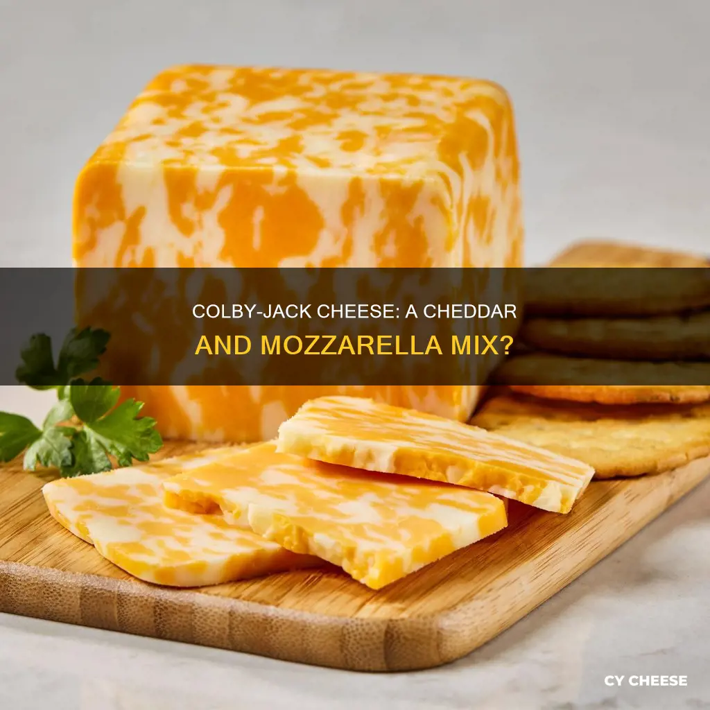 is colby jack cheese mozzeralla & cheddar mixed