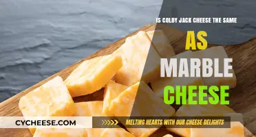 Colby Jack vs. Marble Cheese: Unraveling the Dairy Dilemma