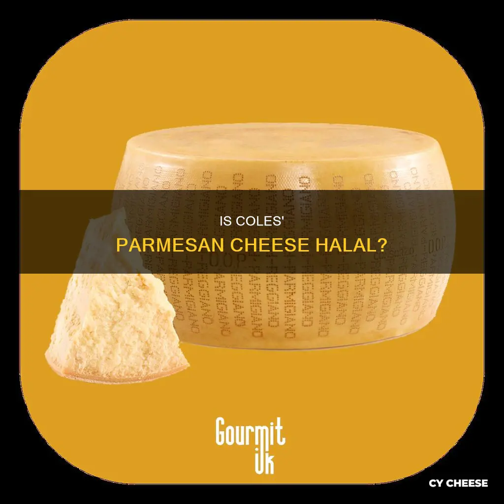 is coles parmesan cheese halal