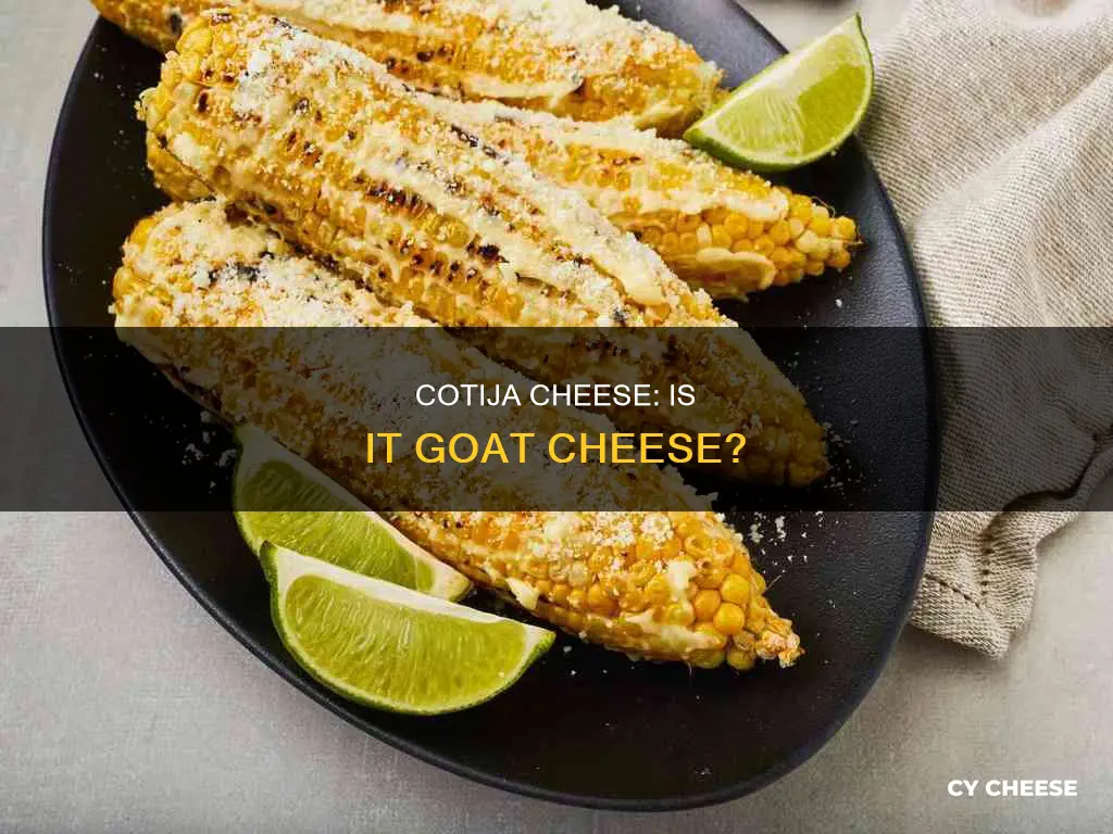 is cotija cheese goat cheese