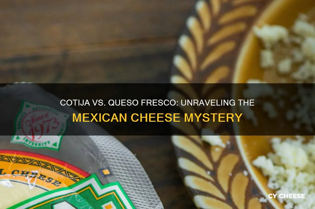 is cotija cheese queso fresco
