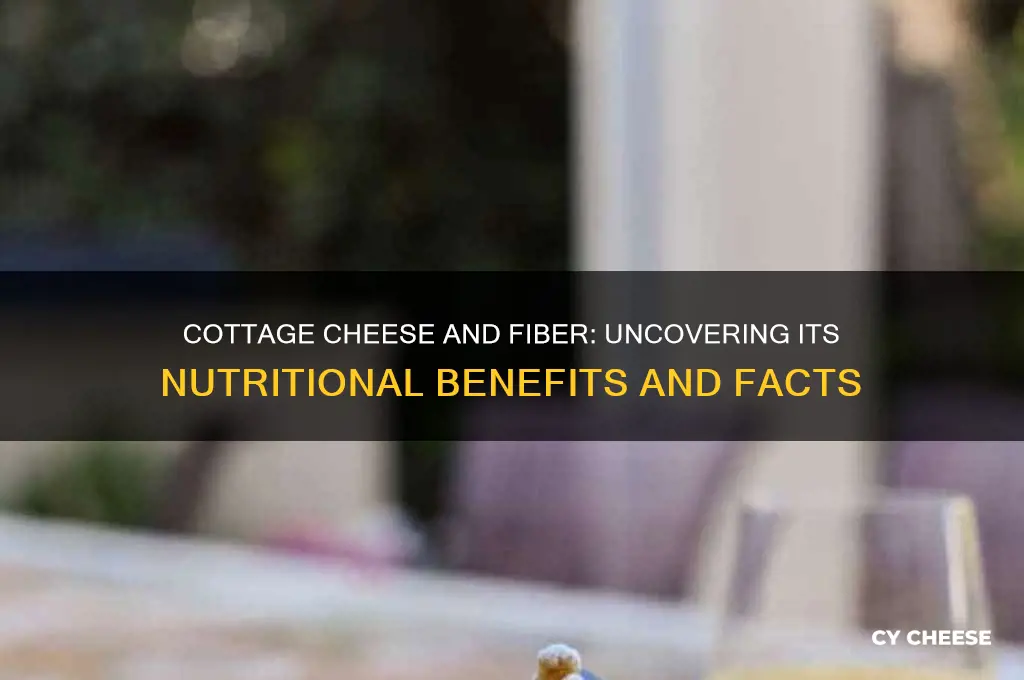 is cottage cheese a good source of fber