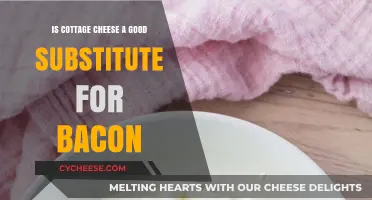 Cottage Cheese vs. Bacon: A Healthy Substitute or Unfair Comparison?