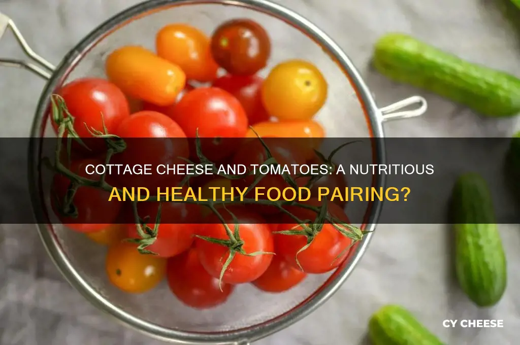 is cottage cheese and tomatoes good for you