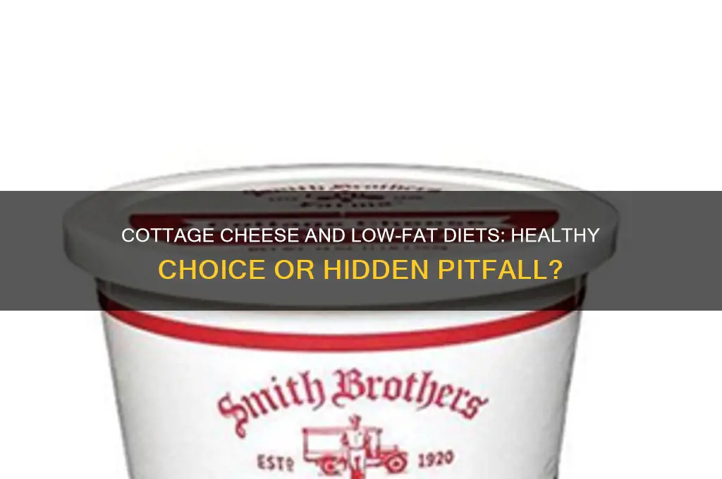 is cottage cheese good for a low fat diet