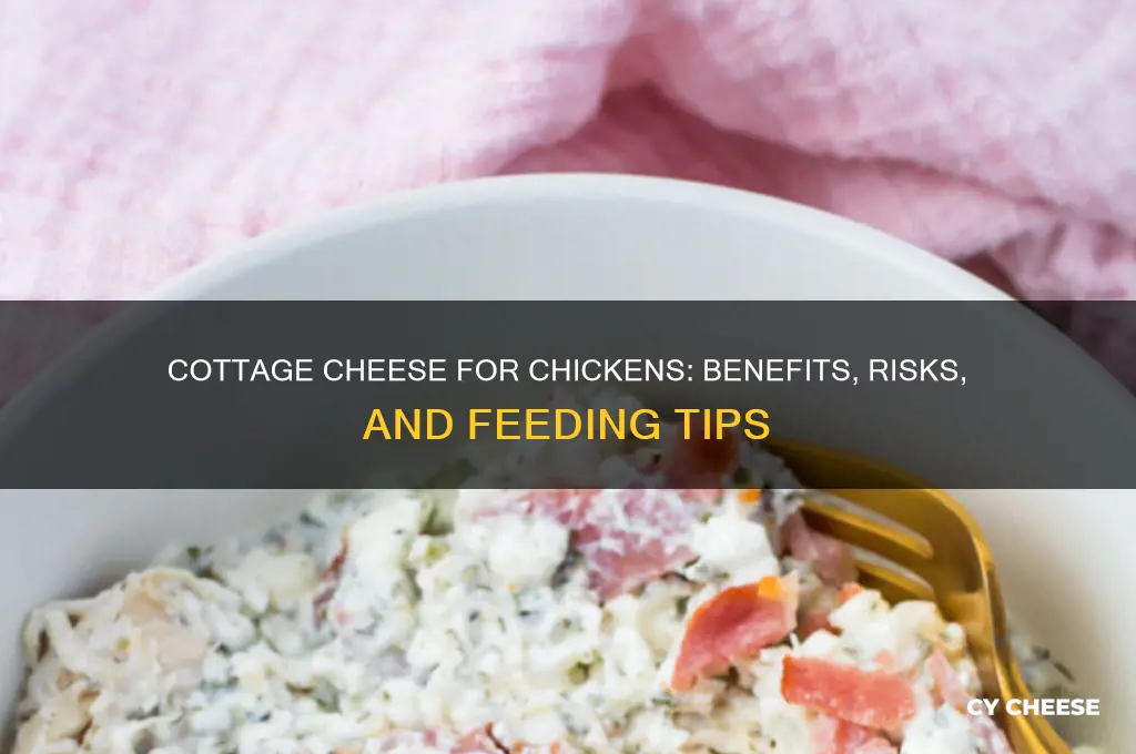 is cottage cheese good for chickens
