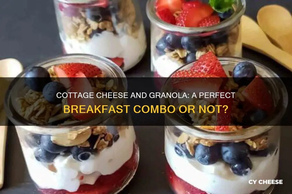 is cottage cheese good with granola