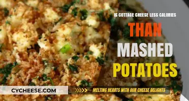 Cottage Cheese vs. Mashed Potatoes: Which Has Fewer Calories?