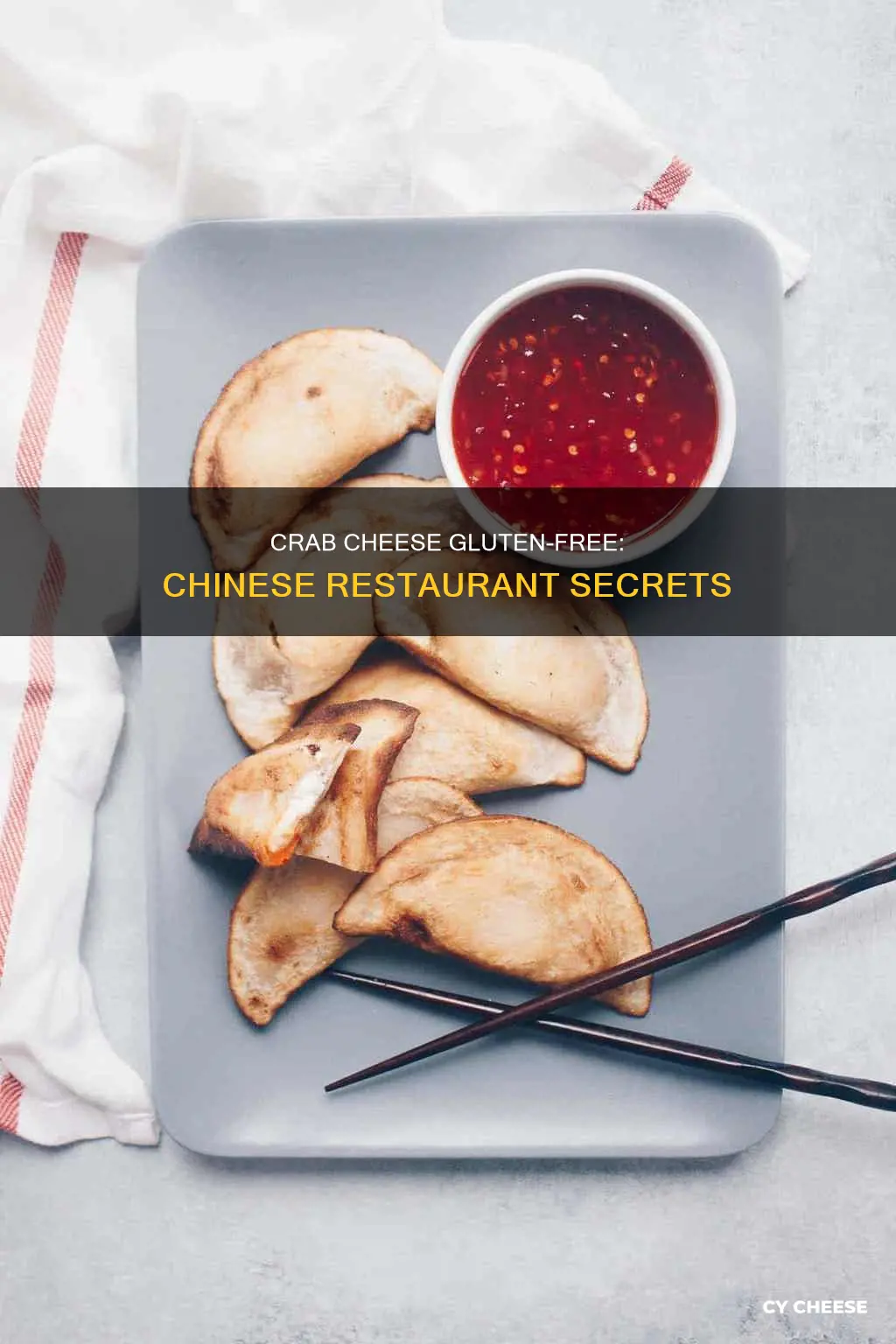 is crab cheese gluten free at chinese restaurants