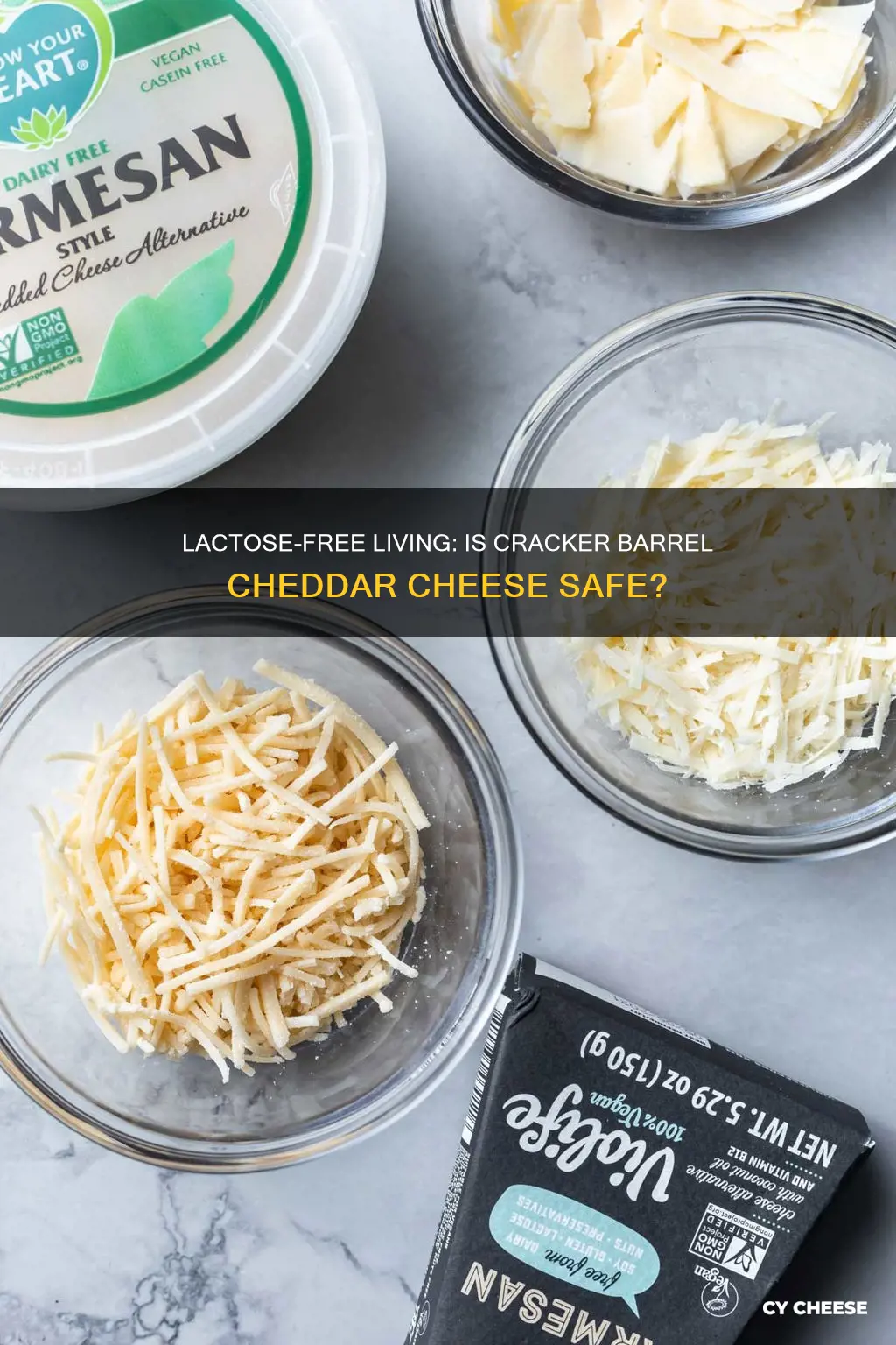 is cracker barrel cheddar cheese lactose free
