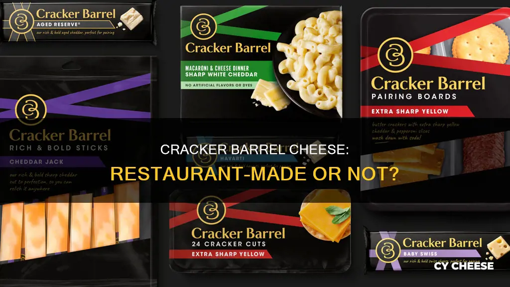 is cracker barrel cheese made by cracker barrel restaurant