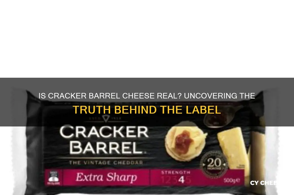is cracker barrel cheese real