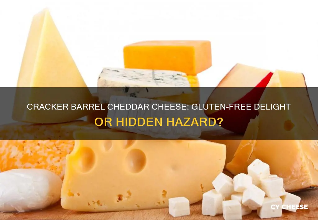 is crackerbarrel cheddar cheese gluten free