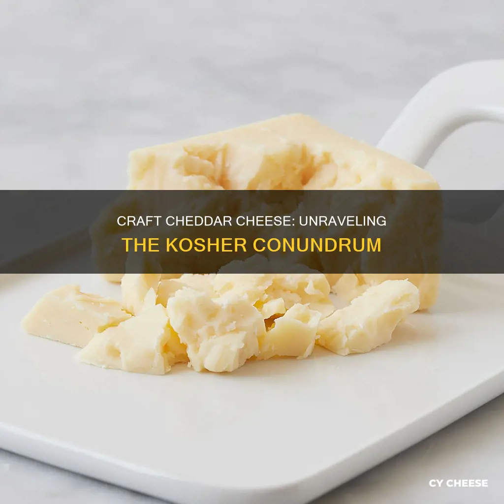 is craft cheddar cheese kosher