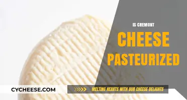 Is Cremont Cheese Pasteurized? A Guide to Its Production Process