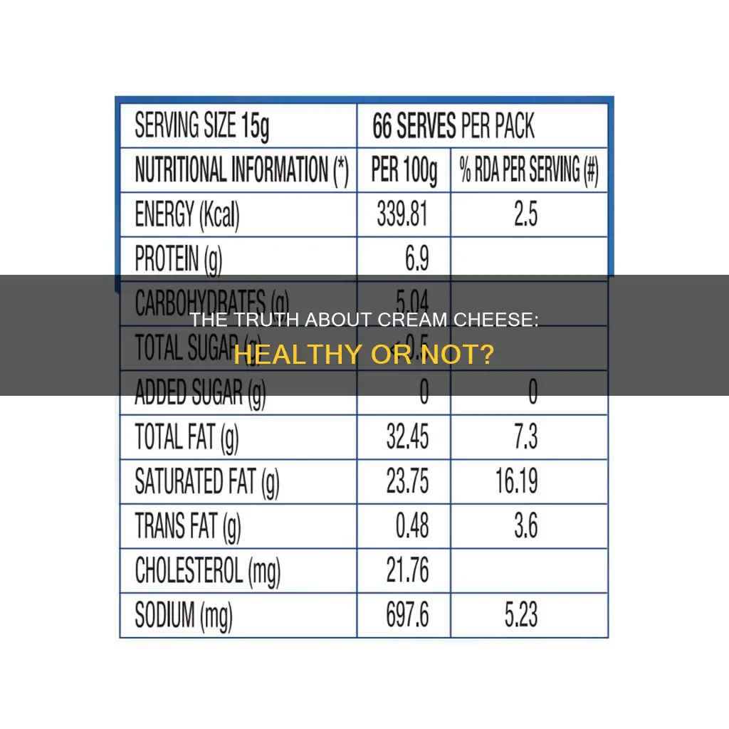 is ctream cheese bad for you