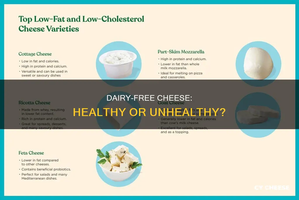 is dairy free cheese bad for you