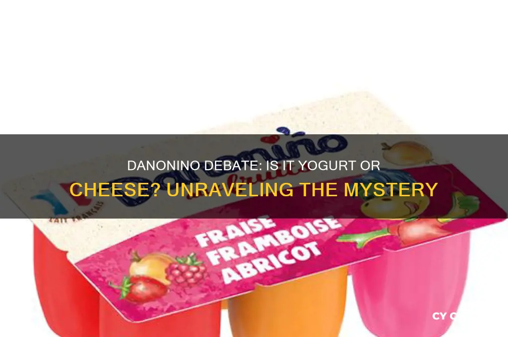 is danonino yogurt or cheese