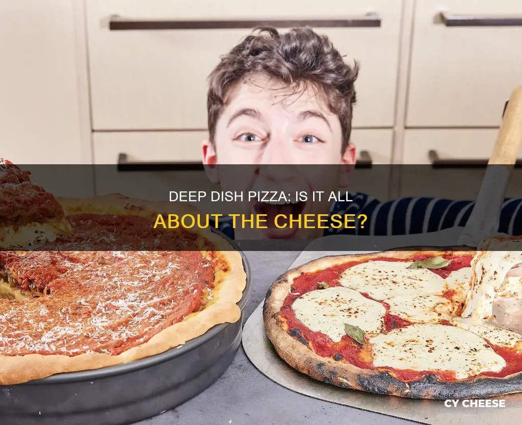 is deep dish pizza basically just cheese
