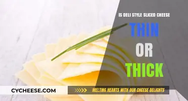 Deli Style Sliced Cheese: Thin or Thick? Unraveling the Mystery