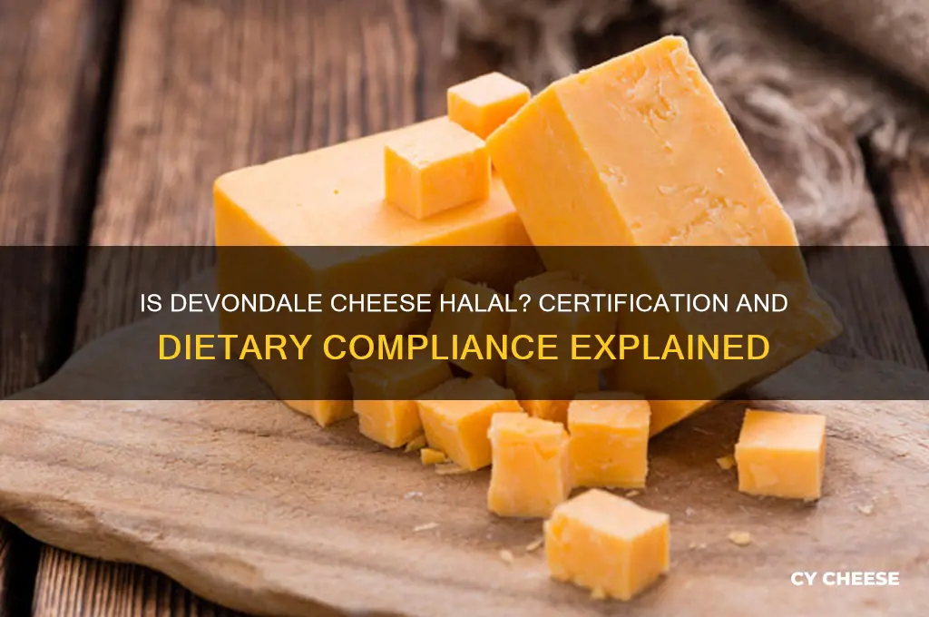 is devondale cheese halal certified