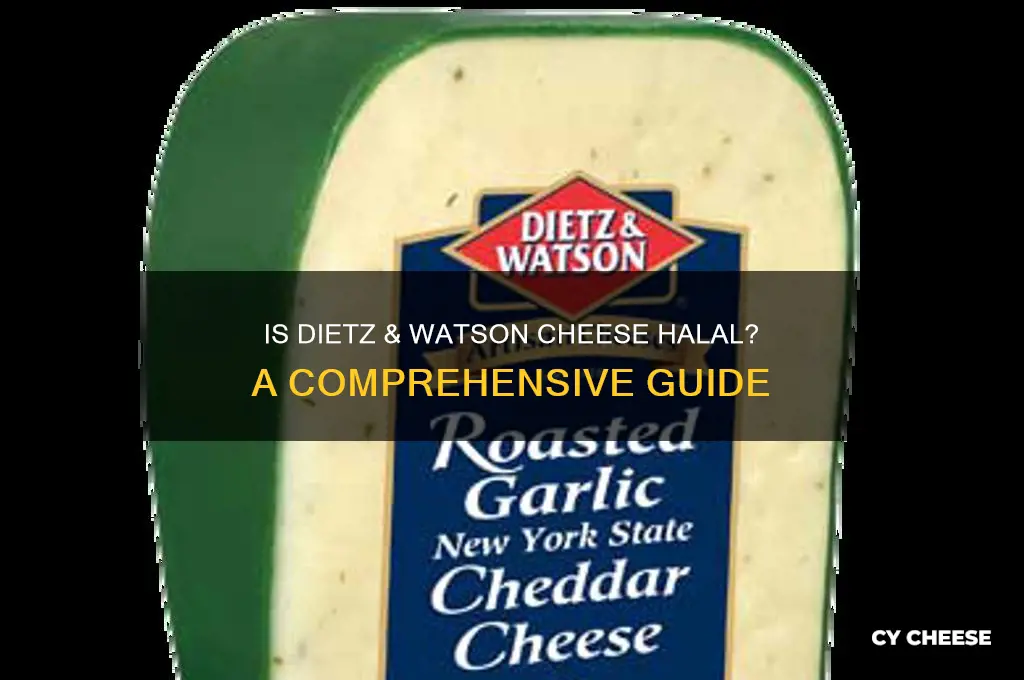 is dietz watson cheese halal