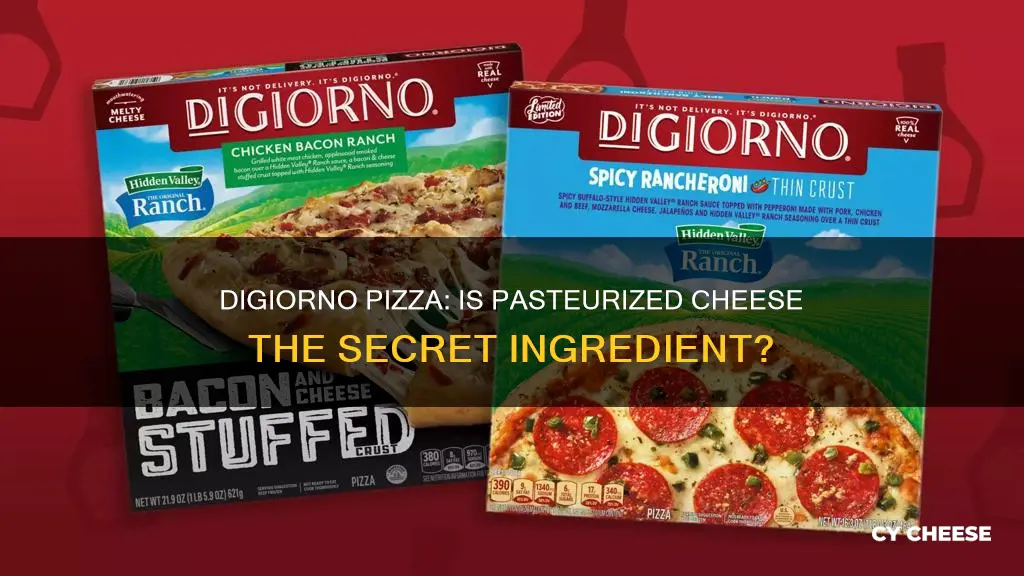 is digiorno pizza pasteurized cheese