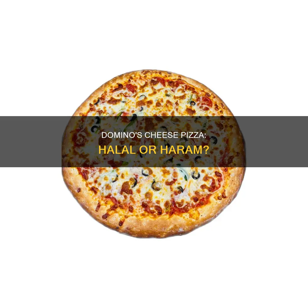 is domino cheese pizza halal