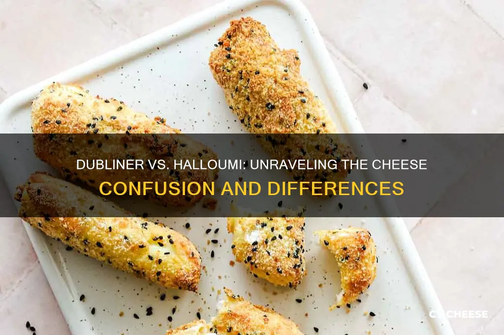is dubliner cheese the same as halloumi cheese